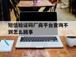 短信验证码厂商平台查询不到怎么回事