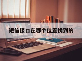 短信接口在哪个位置找到的