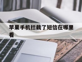 苹果手机拦截了短信在哪里看