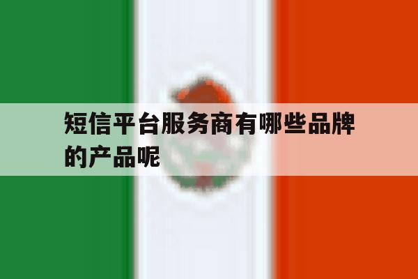 短信平台服务商有哪些品牌的产品呢的简单介绍 短信平台服务商有哪些品牌的产品呢的简单介绍